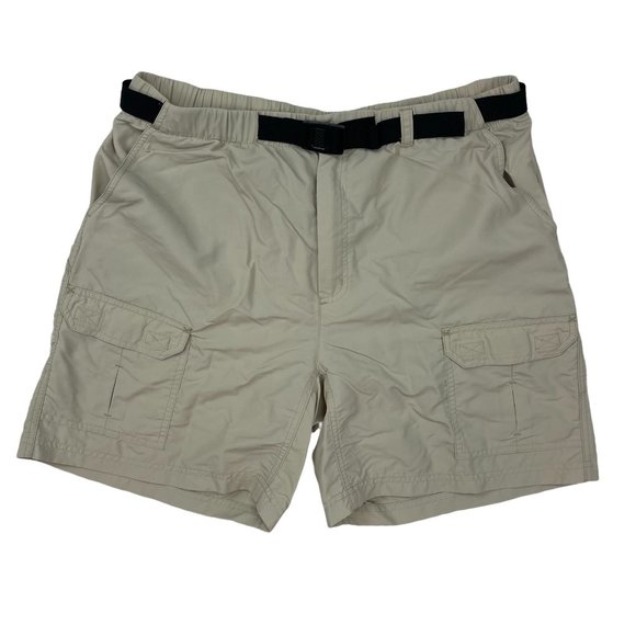 Ll Bean Cargo Shorts Womens Large Nylon 
